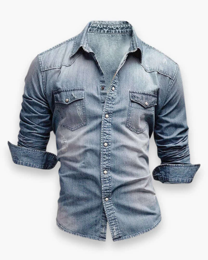 Chemise Jean Décontractée pour Homme | Style Intemporel – Image 5