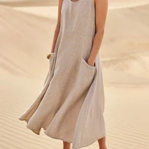 Isaline - Robe En Coton Légère Avec Poches