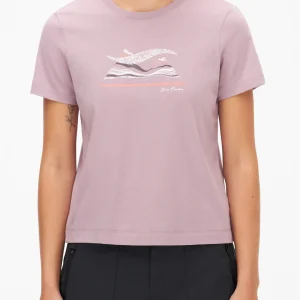 T-shirt court performant avec impression - Femme