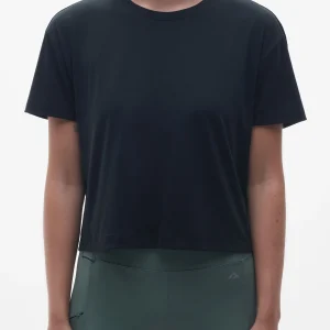 T-shirt col rond lyocell - Femme