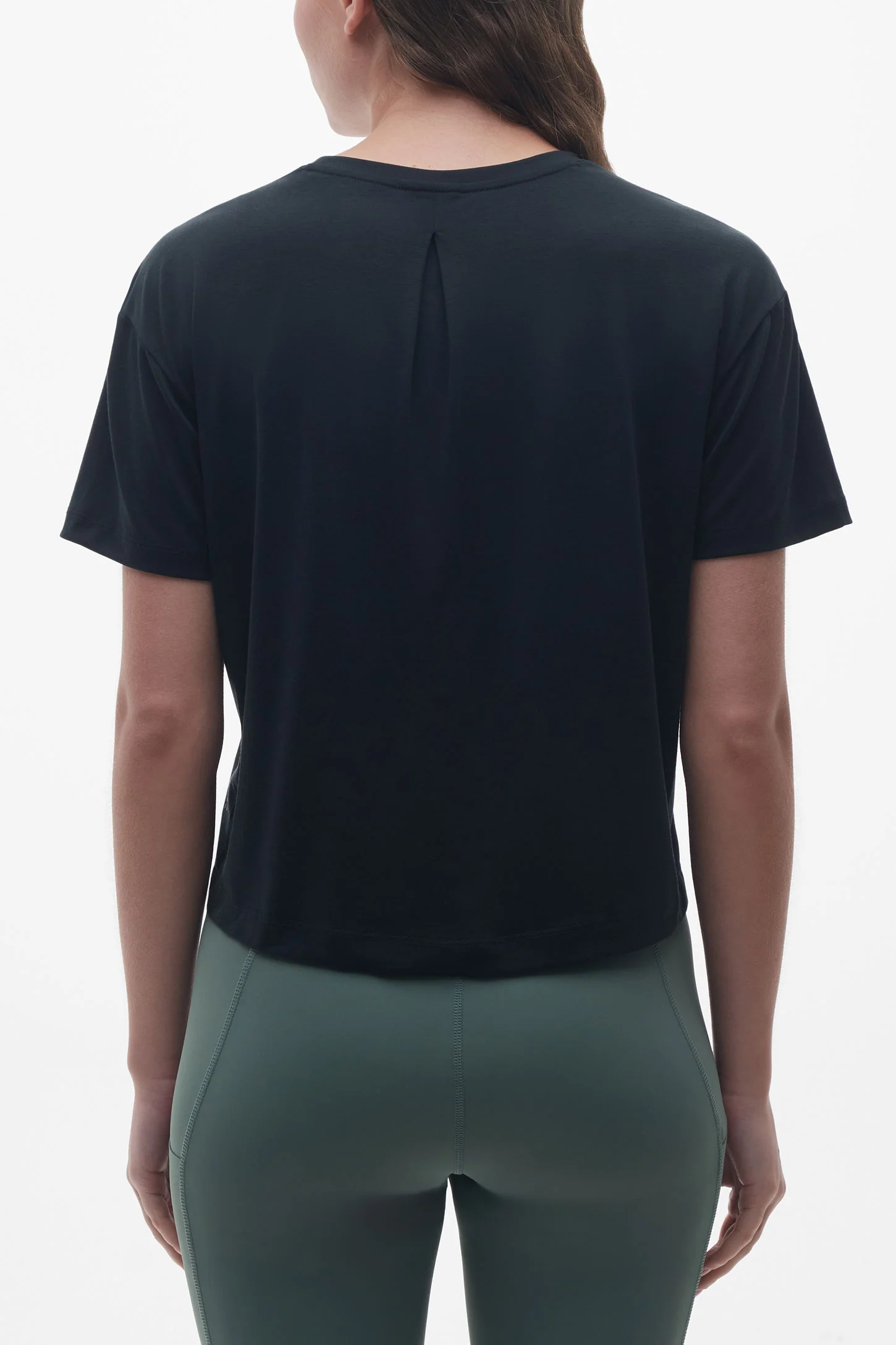 T-shirt col rond lyocell - Femme – Image 3
