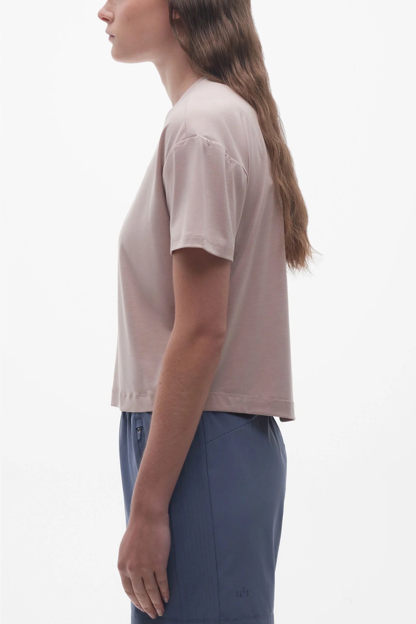 T-shirt col rond lyocell - Femme – Image 5