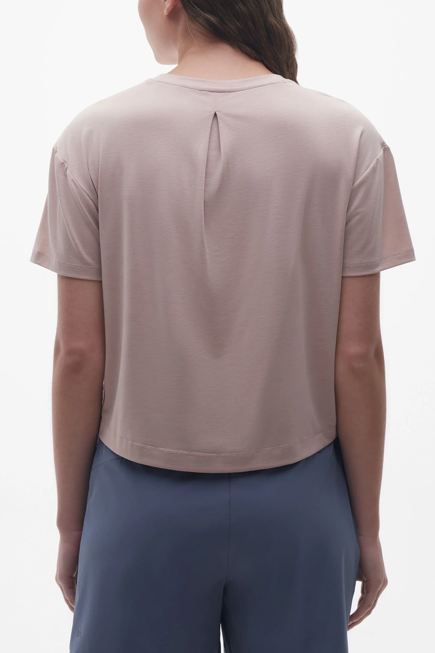 T-shirt col rond lyocell - Femme – Image 6