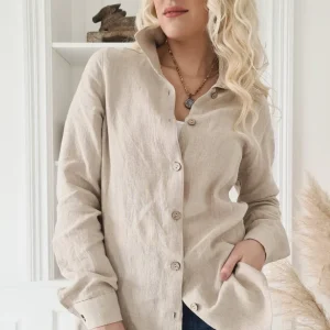 BOYFRIEND Chemise - Natural