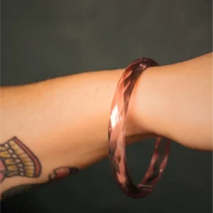 Bracelet Vintage Rose Translucide