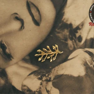 Broche Branche Olivier Dorée