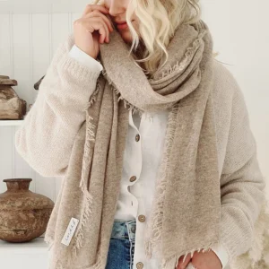 CASHEMIRE LOVE Echarpe – Taupe