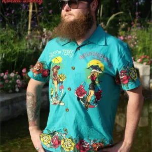 Chemise Western Wild Wild West Texas - King Kerosin