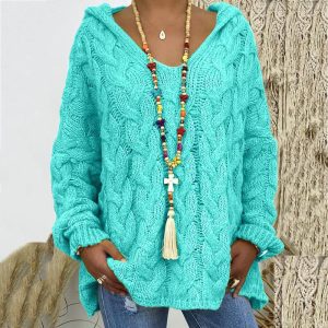 Odile - Pull doux col roulé femme