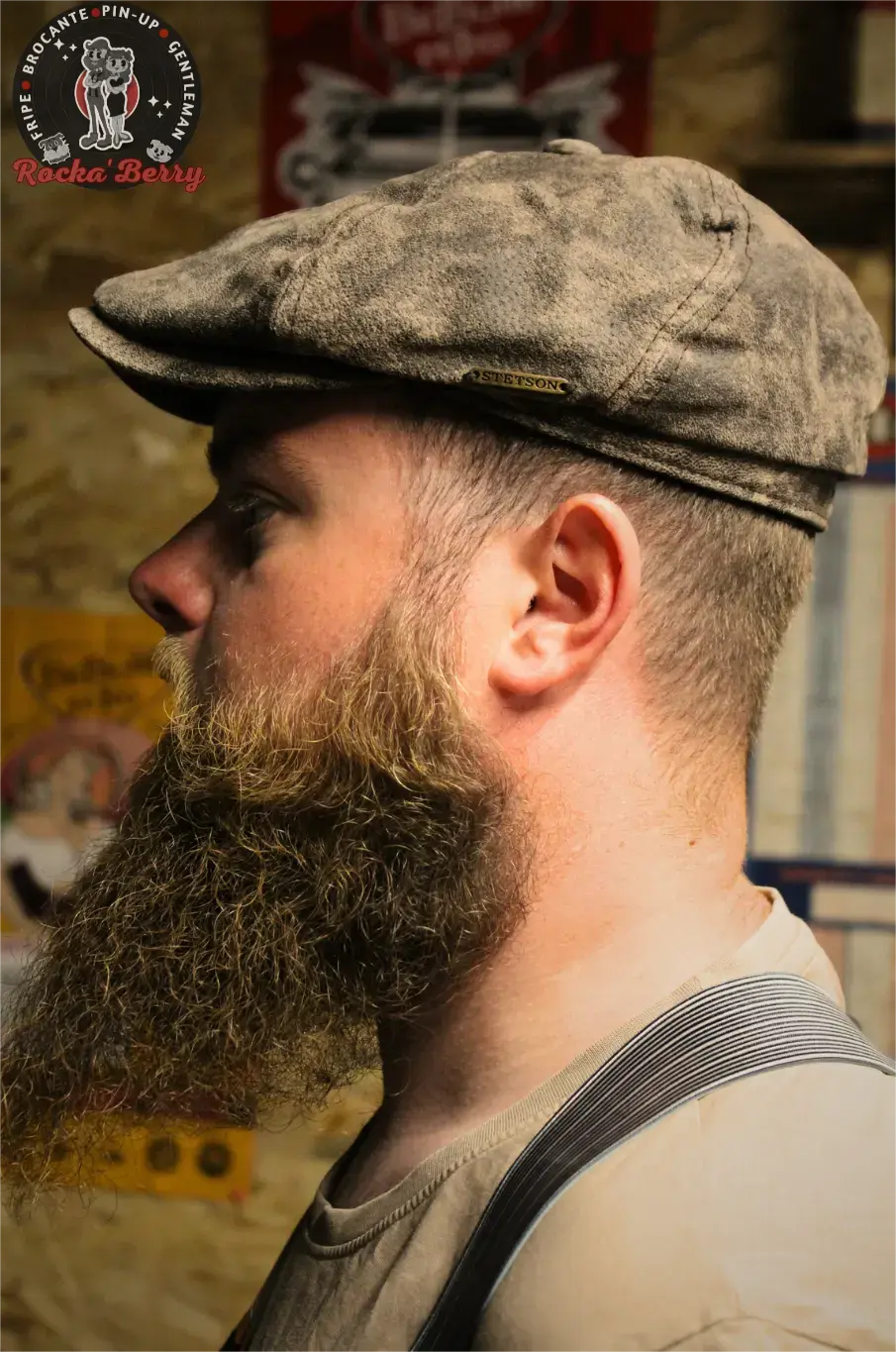 Gavroche Stetson Marron – 100% Cuir de Porc – Image 2