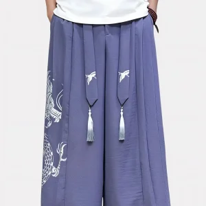 Pantalon Japonais Homme | Dragon Impérial