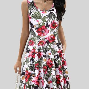 Robe Fleur Hibiscus – Daphné