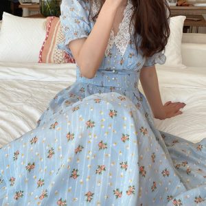 Robe Fleurie Style Vintage – Bérénice