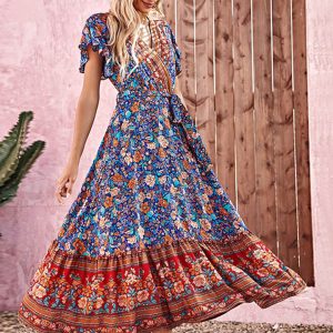 Robe à Fleurs Années 70 – Elsa