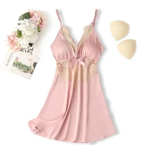 Nuisette en Satin Charme Vintage