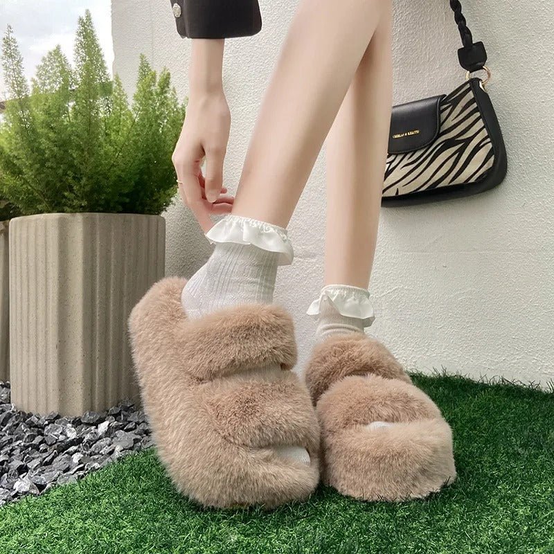 Chaussons d'intérieur épais et chauds – Image 3