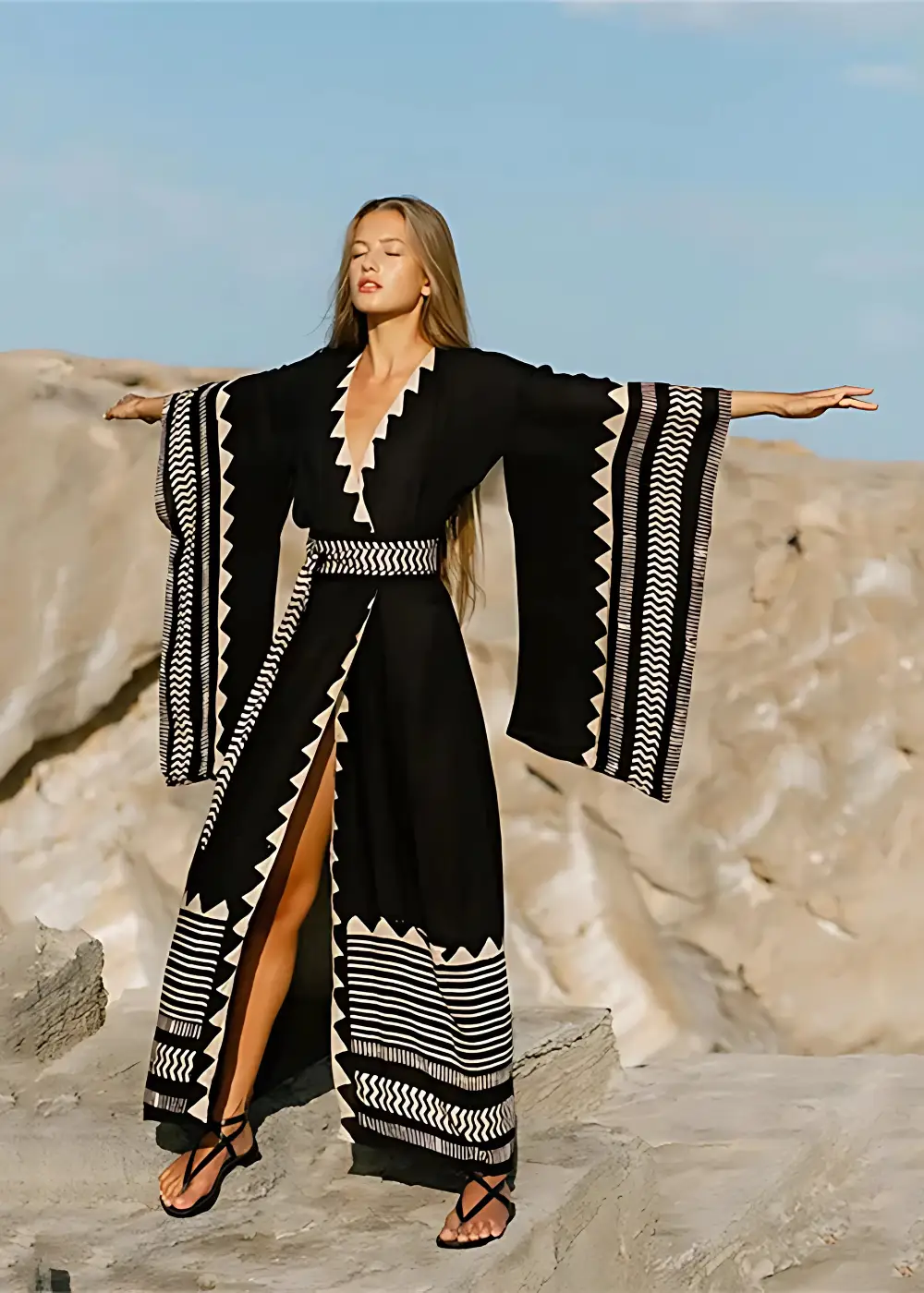 Kimono Long Élégant