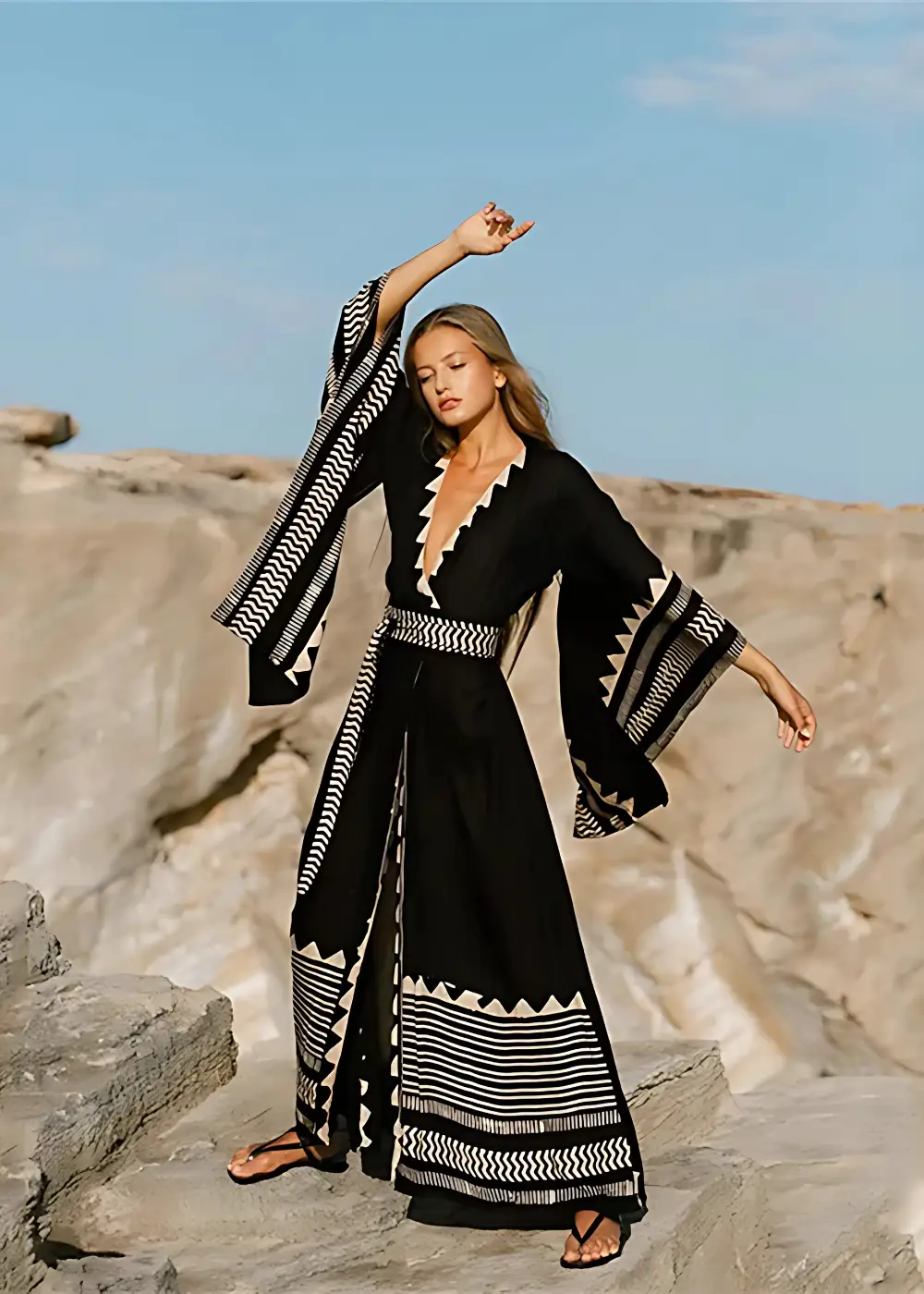 Kimono Long Élégant – Image 4