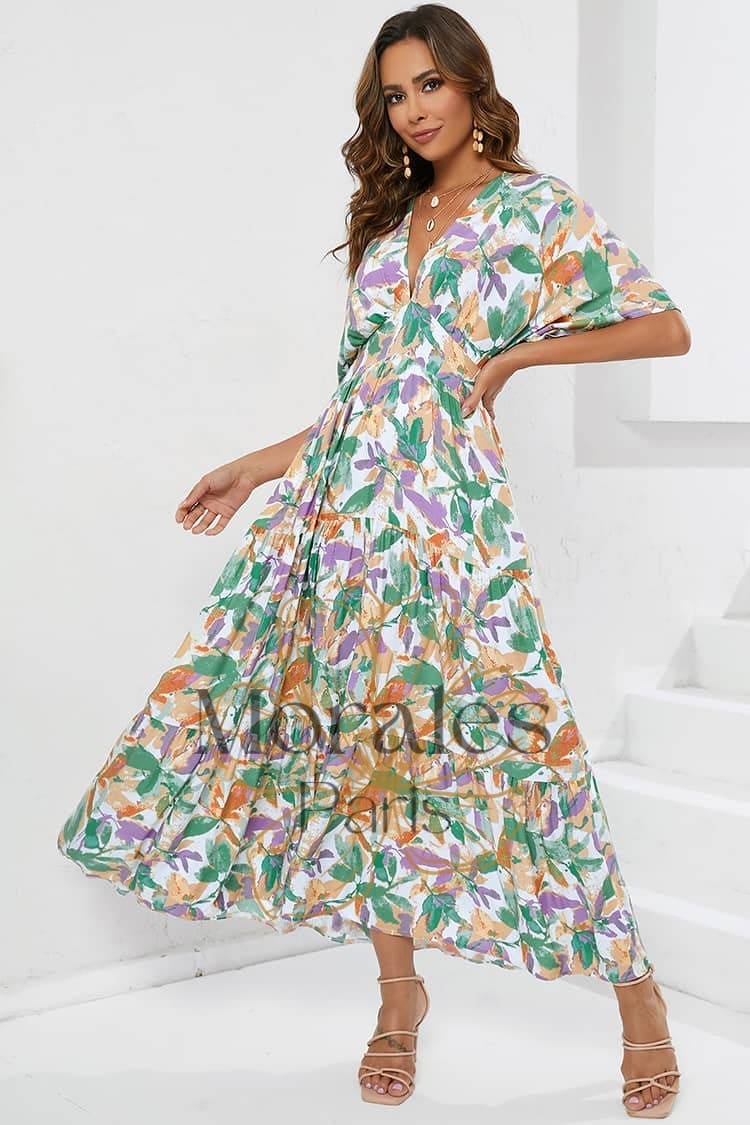 Robe Champêtre Décolleté – Image 3