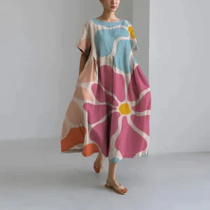 Azélie - Robe Décontractée Et Élégante Avec Imprimé Floral Tendance