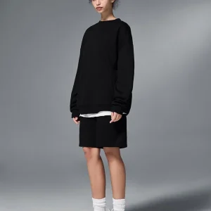 Sweatshirts classiques unisexes à col roulé pour un confort quotidien et un style minimaliste en molleton