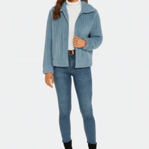 Veste croisée à revers pour dames - Coupe classique et élégante